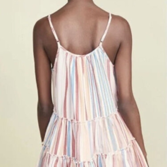 New With Tag DRA Los Angelos Natalia Striped Spaghetti Strap Sundress/Coverup - Picture 2 of 2
